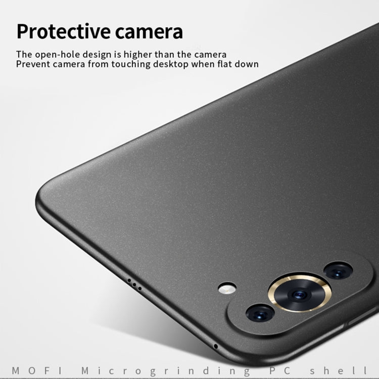 For Huawei Nova 10 Pro MOFI Fandun Series Frosted PC Ultra-thin Phone Case(Black) - Huawei Cases by MOFI | Online Shopping South Africa | PMC Jewellery