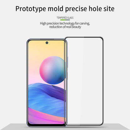 For Xiaomi Redmi Note 12 China MOFI 9H 3D Explosion-proof Curved Screen Tempered Glass Film(Black) - Note 12 Tempered Glass by MOFI | Online Shopping South Africa | PMC Jewellery