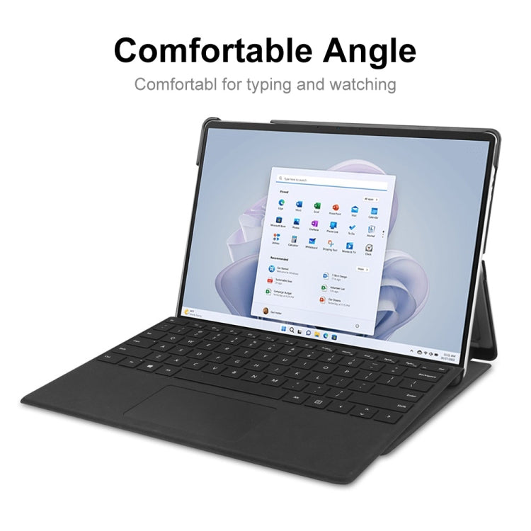 For Microsoft Surface Pro 9 / 10 / 11 JUNSUNMAY Custer Painted Stand Leather Tablet Case(Big Eye) - free shipping - PMC TechLife - Order now!