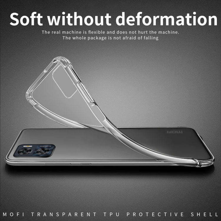 For Motorola Moto E22 / E22i MOFI Ming Series Ultra-thin TPU Phone Case(Transparent) - Motorola Cases by MOFI | Online Shopping South Africa | PMC Jewellery