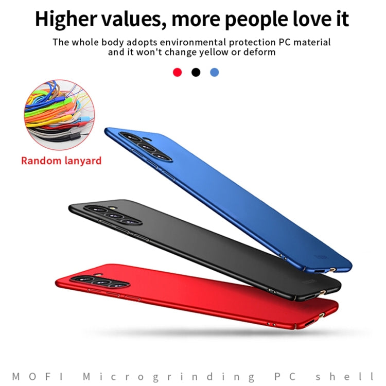 For Samsung Galaxy S23+ 5G MOFI Micro Frosted PC Ultra-thin Hard Case(Red) - Galaxy S23+ 5G Cases by MOFI | Online Shopping South Africa | PMC Jewellery