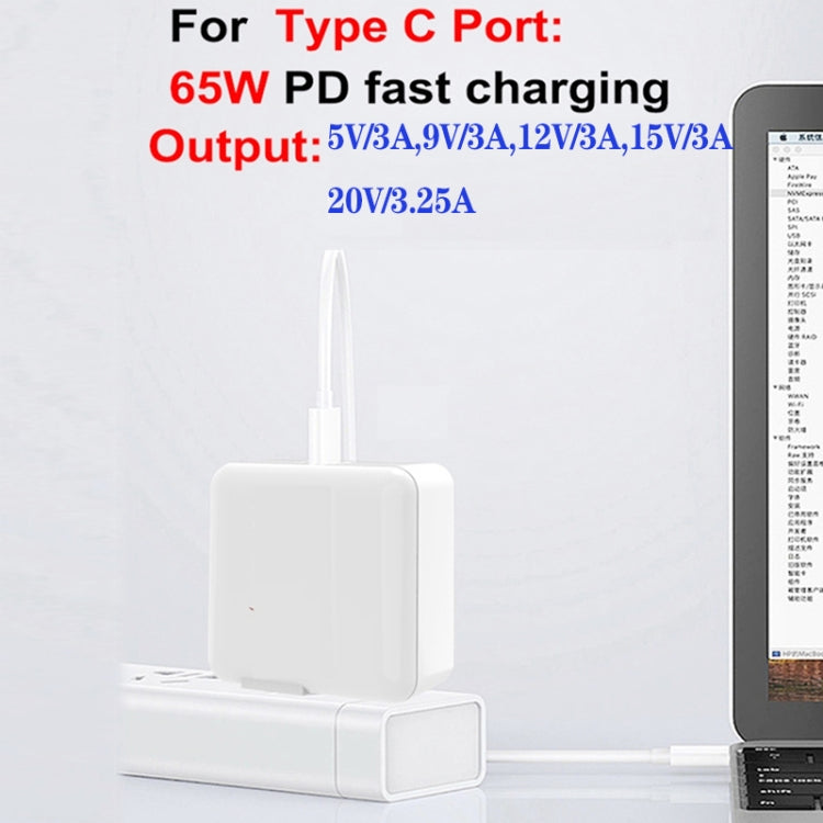 130W USB-C/Type-C Four Port GaN Charger with 2m USB-C/Type-C to USB-C/Type-C Data Cable Set EU / UK / AU / US Plug - free shipping - PMC Jewellery - Order now!