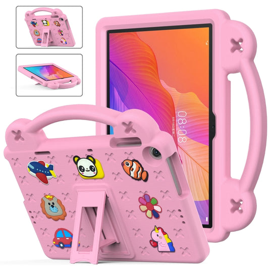 For Huawei Enjoy Tablet 2 10.1 Handle Kickstand Children EVA Shockproof Tablet Case(Pink) - Huawei by PMC Jewellery | Online Shopping South Africa | PMC Jewellery | Buy Now Pay Later Mobicred