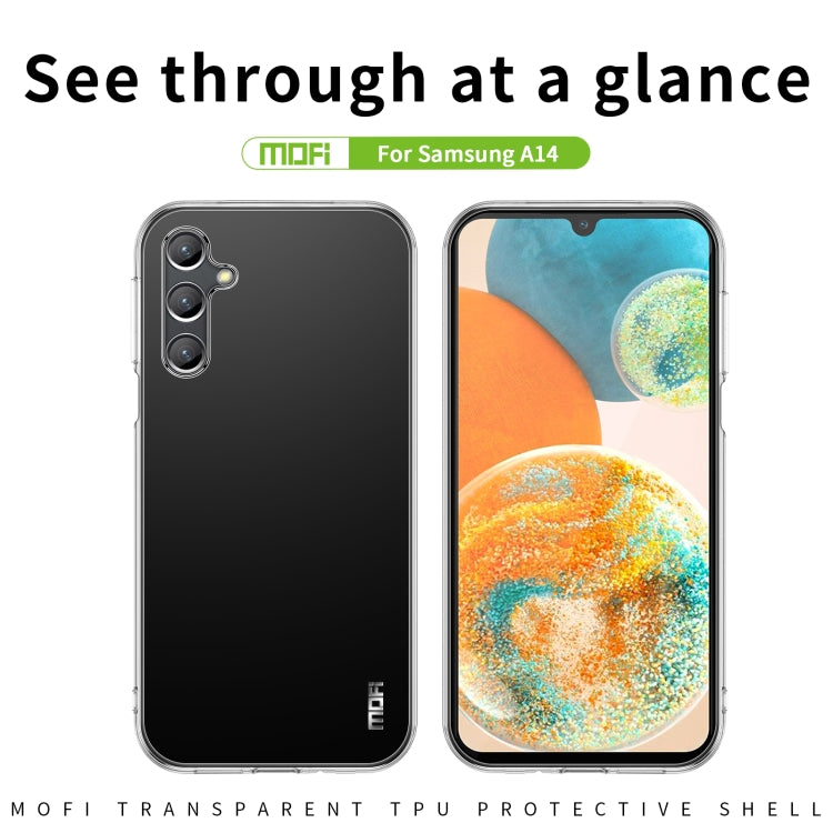 For Samsung Galaxy A14 5G MOFI Ming Series Ultra-thin TPU Phone Case - Galaxy Phone Cases by MOFI | Online Shopping South Africa | PMC Jewellery