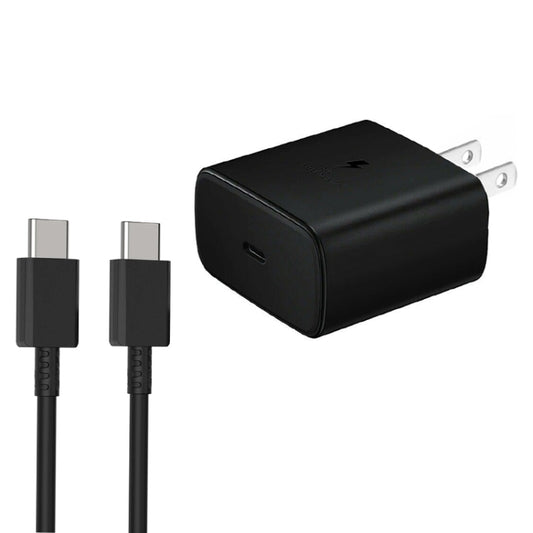 M135 45W USB-C / Type-C Port Fast Charger with 5A Type-C to Type-C Cable, US Plug(Black) - USB Charger by PMC Jewellery | Online Shopping South Africa | PMC Jewellery | Buy Now Pay Later Mobicred