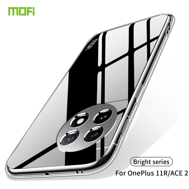 For OnePlus 11R / Ace 2 MOFI Ming Series Ultra-thin TPU Phone Case(Transparent) - OnePlus Cases by MOFI | Online Shopping South Africa | PMC TechLife | Buy Now Pay Later Mobicred