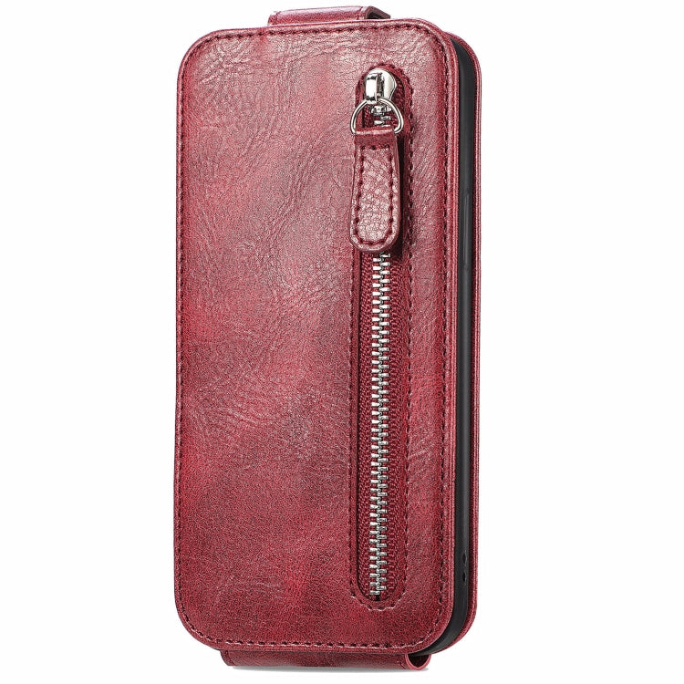 For Xiaomi 14 Zipper Wallet Vertical Flip Leather Phone Case(Red) - 14 Cases by PMC Jewellery | Online Shopping South Africa | PMC Jewellery | Buy Now Pay Later Mobicred