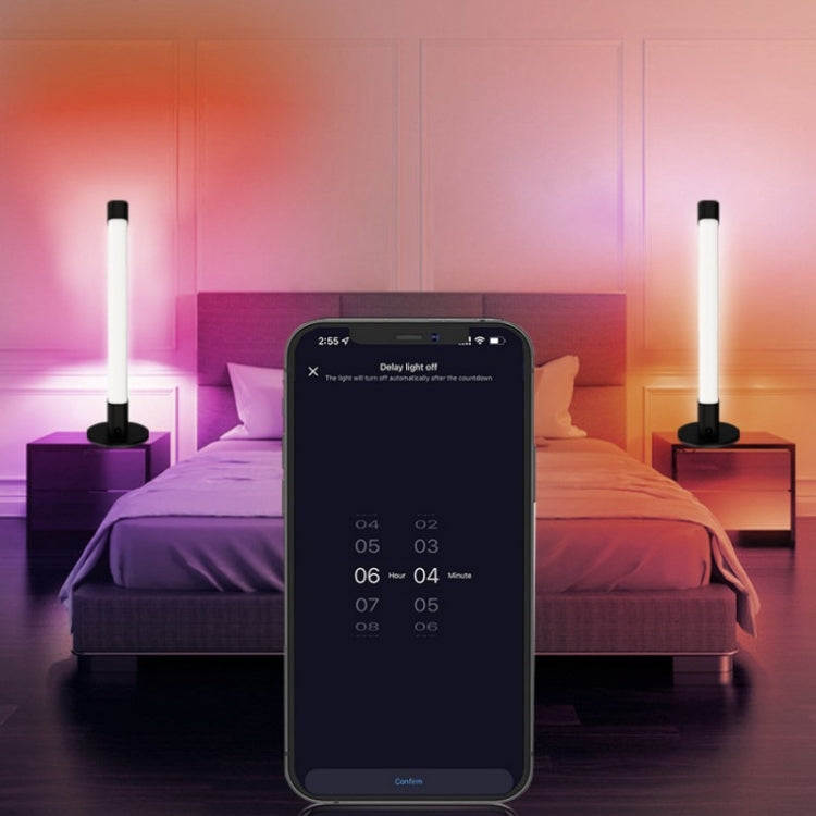SAL006BS 2 LED Light Tube Music Synchronization WiFi Smart Night Light - Novelty Lighting by PMC TechLife | Online Shopping South Africa | PMC TechLife | Buy Now Pay Later Mobicred