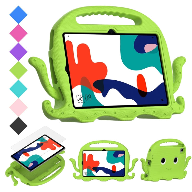 For Huawei MatePad 10.4 Octopus Style EVA PC Tablet Case(Grass Green) - Huawei by PMC TechLife | Online Shopping South Africa | PMC TechLife | Buy Now Pay Later Mobicred