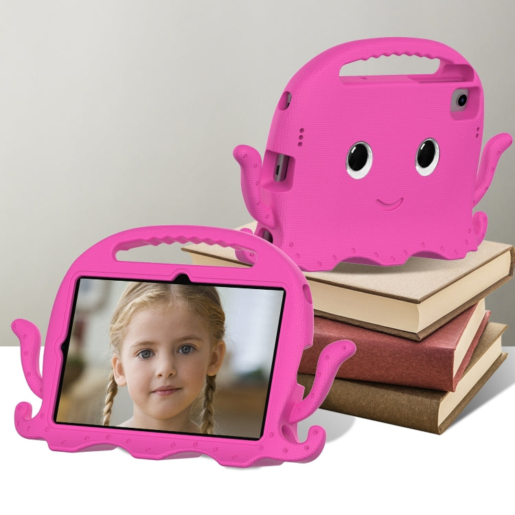 For Lenovo M10 Plus TB-X606 10.3 Octopus Style EVA PC Tablet Case(Rose Red) - Lenovo by PMC TechLife | Online Shopping South Africa | PMC TechLife | Buy Now Pay Later Mobicred