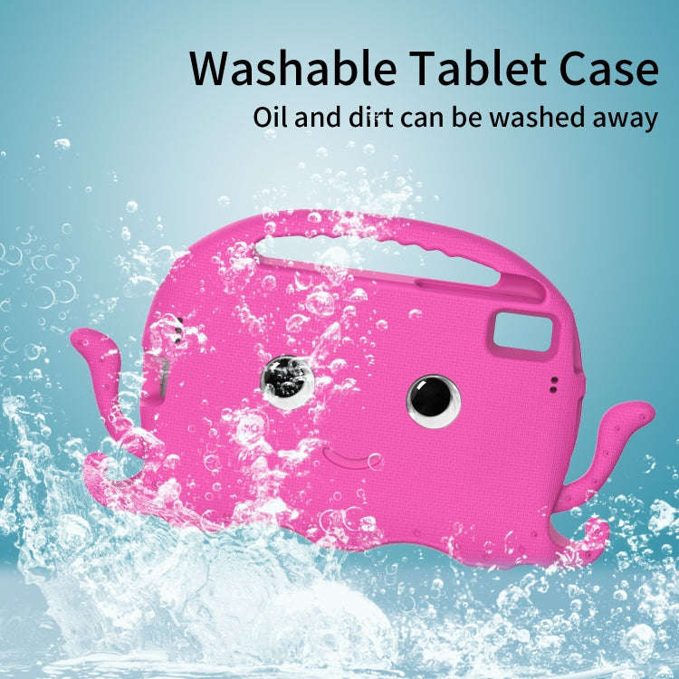 For Lenovo M10 Plus TB-X606 10.3 Octopus Style EVA PC Tablet Case(Rose Red) - Lenovo by PMC TechLife | Online Shopping South Africa | PMC TechLife | Buy Now Pay Later Mobicred