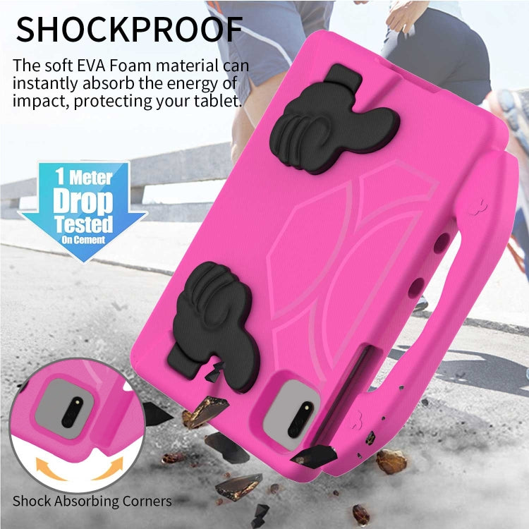For  Lenovo Tab M11 /Xiaoxin Pad 11 2024 Thumb Bracket EVA Shockproof Tablet Case(Red) - Lenovo by PMC Jewellery | Online Shopping South Africa | PMC Jewellery | Buy Now Pay Later Mobicred