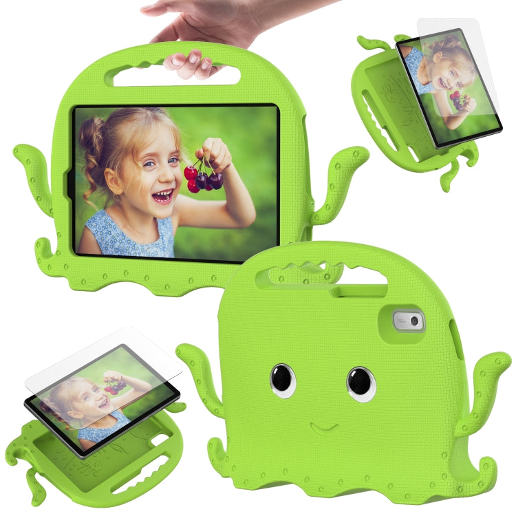 For Lenovo Tab M9 2023 Octopus Style EVA Hybrid PC Shockproof Tablet Case with Strap(Grass Green) - Lenovo by PMC TechLife | Online Shopping South Africa | PMC TechLife | Buy Now Pay Later Mobicred