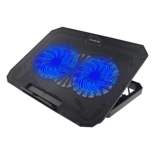 N11 USB Port 8-Gear Adjustable Height Dual Mute Fan Desktop Laptop Cooling Stand - Cooling Pads by PMC Jewellery | Online Shopping South Africa | PMC Jewellery | Buy Now Pay Later Mobicred