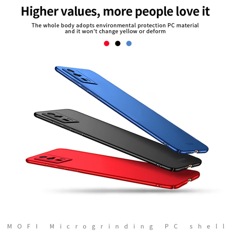 For Xiaomi Redmi K60 / K60 Pro MOFI Frosted Ultra-thin PC Hard Case(Red) - Xiaomi Cases by MOFI | Online Shopping South Africa | PMC TechLife | Buy Now Pay Later Mobicred