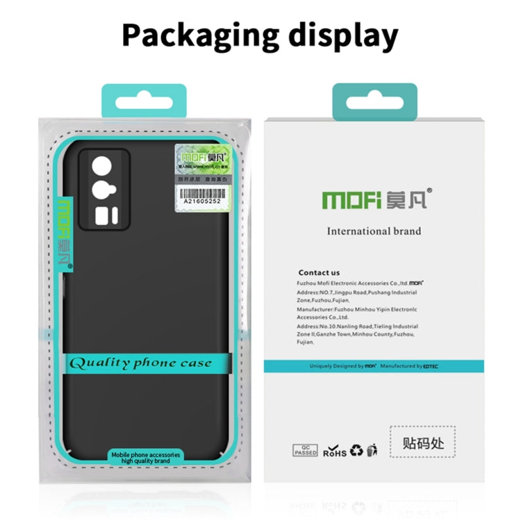 For Xiaomi Redmi K60E MOFI Frosted Ultra-thin PC Hard Case(Black) - Xiaomi Cases by MOFI | Online Shopping South Africa | PMC Jewellery