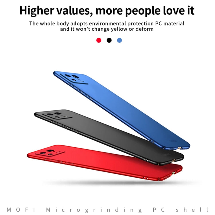 For Xiaomi 13 MOFI Frosted Ultra-thin PC Hard Case(Red) - 13 Cases by MOFI | Online Shopping South Africa | PMC Jewellery