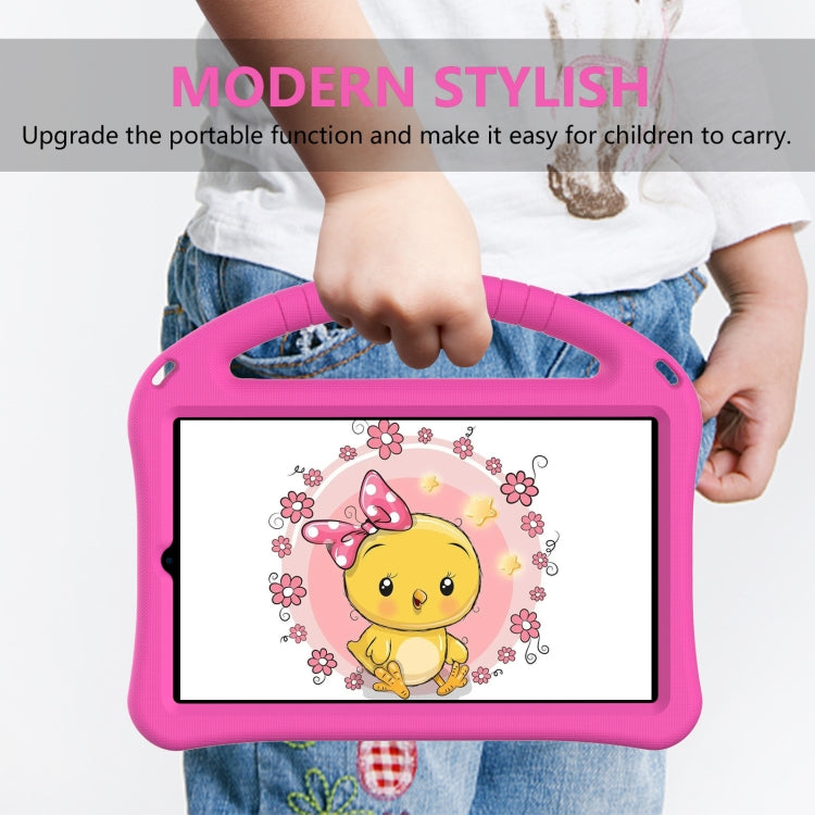 For Lenovo Tab M9 TB-310FU 2023 EVA Shockproof Tablet Case with Holder(RoseRed) - Lenovo by PMC TechLife | Online Shopping South Africa | PMC TechLife | Buy Now Pay Later Mobicred