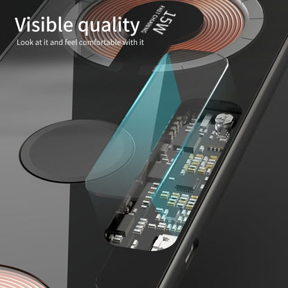 T06 Dual 15W Fast Charging Pad 3 in 1 Transparent Magnetic Phone Wireless Charger - Wireless Charger by PMC Jewellery | Online Shopping South Africa | PMC Jewellery | Buy Now Pay Later Mobicred