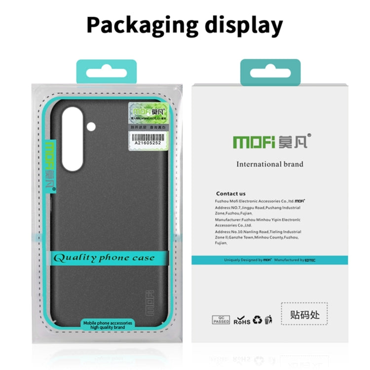 For Samsung Galaxy A34 5G MOFI Fandun Series Frosted PC Ultra-thin All-inclusive Phone Case(Gray) - Galaxy Phone Cases by MOFI | Online Shopping South Africa | PMC Jewellery