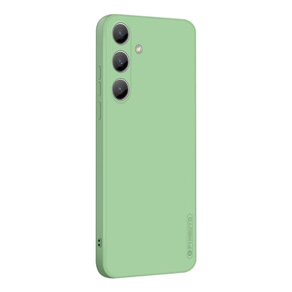 For Samsung Galaxy S24 5G PINWUYO Sense Series Liquid Silicone TPU Phone Case(Green) - Galaxy S24 5G Cases by PINWUYO | Online Shopping South Africa | PMC Jewellery | Buy Now Pay Later Mobicred