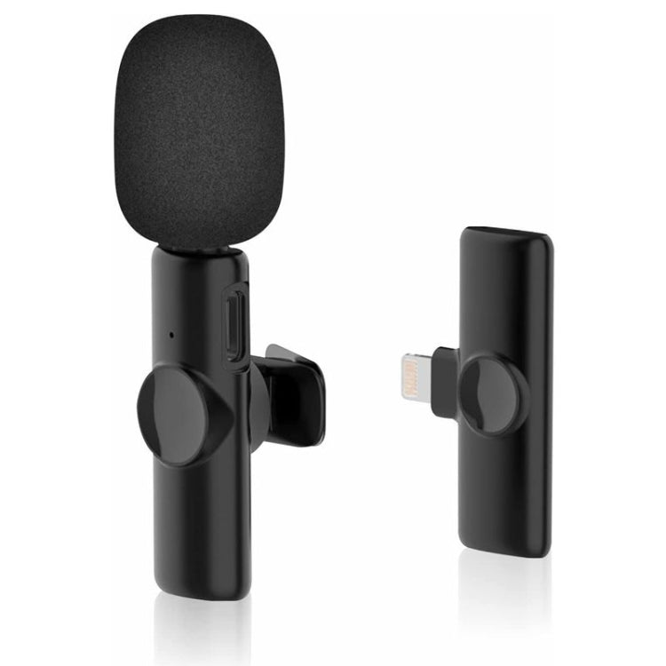Bluetooth  Mini Microphone Wireless Lavalier Noise Reduction Microphone for iPhone / iPad, with 8 Pin Receiver & Single Microphone - Microphone by PMC TechLife | Online Shopping South Africa | PMC TechLife