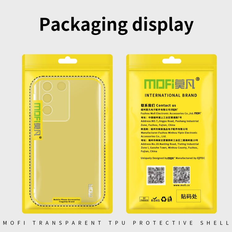 For vivo S17 MOFI Ming Series Ultra-thin TPU Phone Case(Transparent) - vivo Cases by MOFI | Online Shopping South Africa | PMC Jewellery