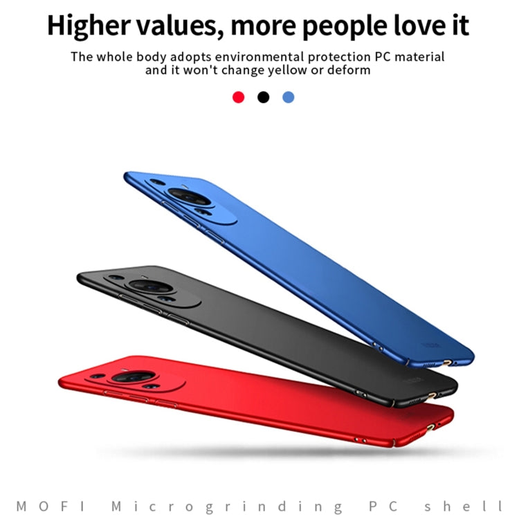 For Huawei P60 Art MOFI Frosted PC Ultra-thin Hard Phone Case(Red) - Huawei Cases by MOFI | Online Shopping South Africa | PMC TechLife | Buy Now Pay Later Mobicred