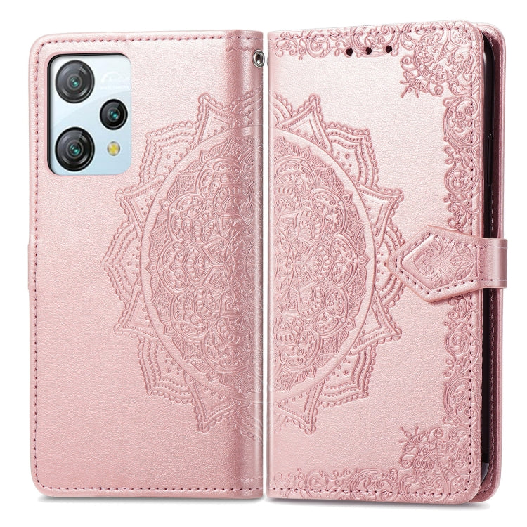 For Blackview A53 Mandala Flower Embossed Leather Phone Case(Rose Gold) - More Brand by PMC TechLife | Online Shopping South Africa | PMC TechLife