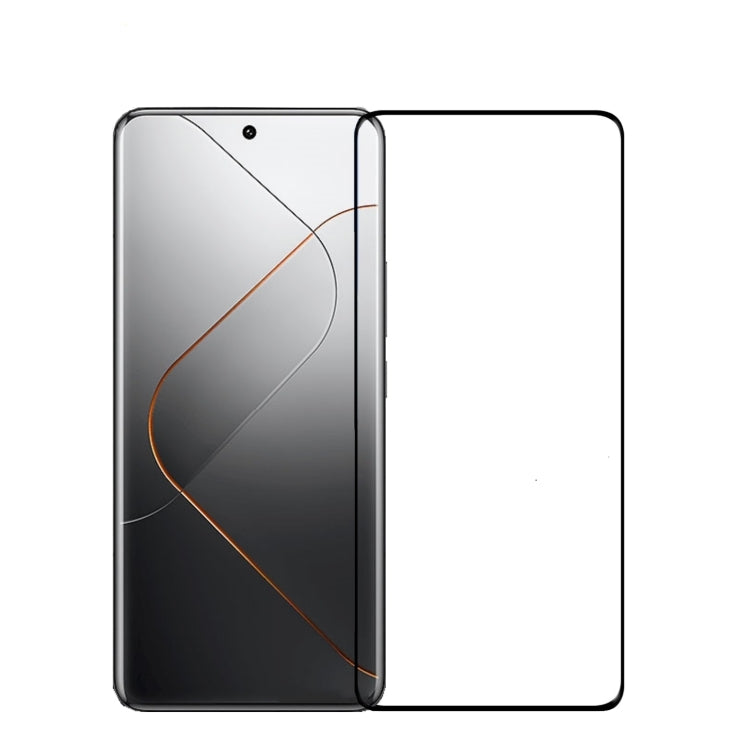 For Xiaomi 14 Pro PINWUYO 9H 3D Hot Bending Tempered Glass Film(Black) - 14 Pro Tempered Glass by PINWUYO | Online Shopping South Africa | PMC Jewellery | Buy Now Pay Later Mobicred