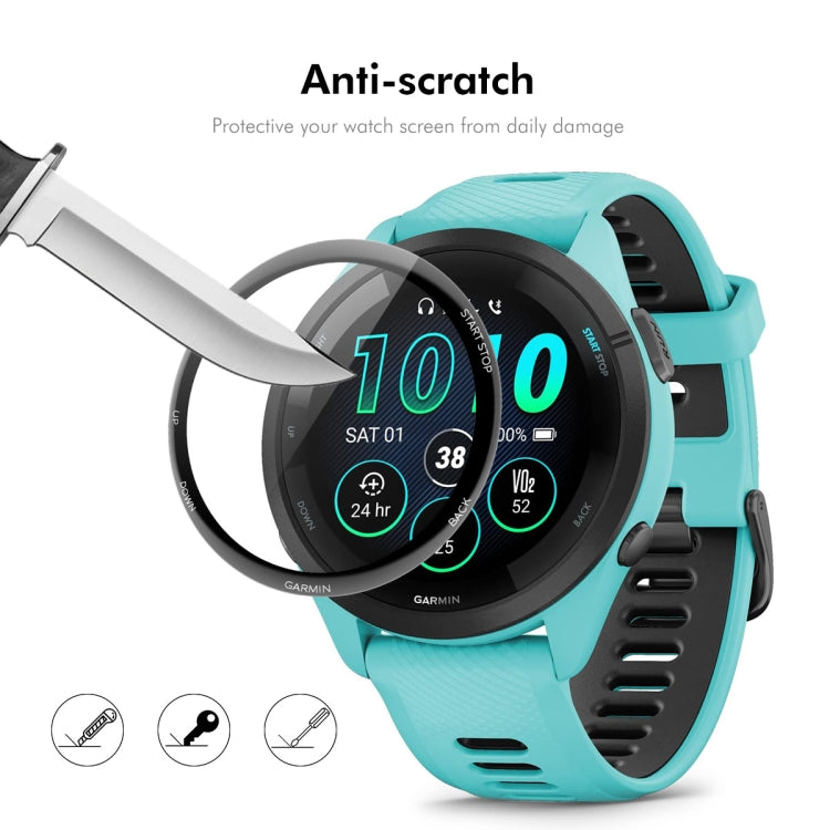 For Garmin Forerunner 265 2pcs ENKAY 3D Full Coverage Soft PC Edge PMMA HD Screen Protector Film - free shipping - PMC TechLife - Order now!