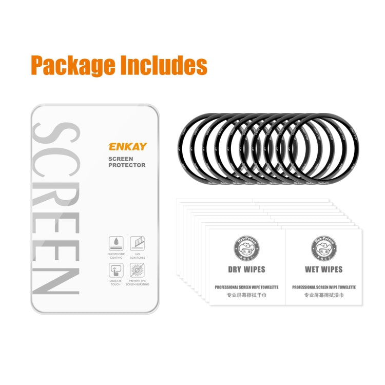 For Garmin Forerunner 265S 10pcs ENKAY 3D Full Coverage Soft PC Edge PMMA HD Screen Protector Film - free shipping - PMC TechLife - Order now!