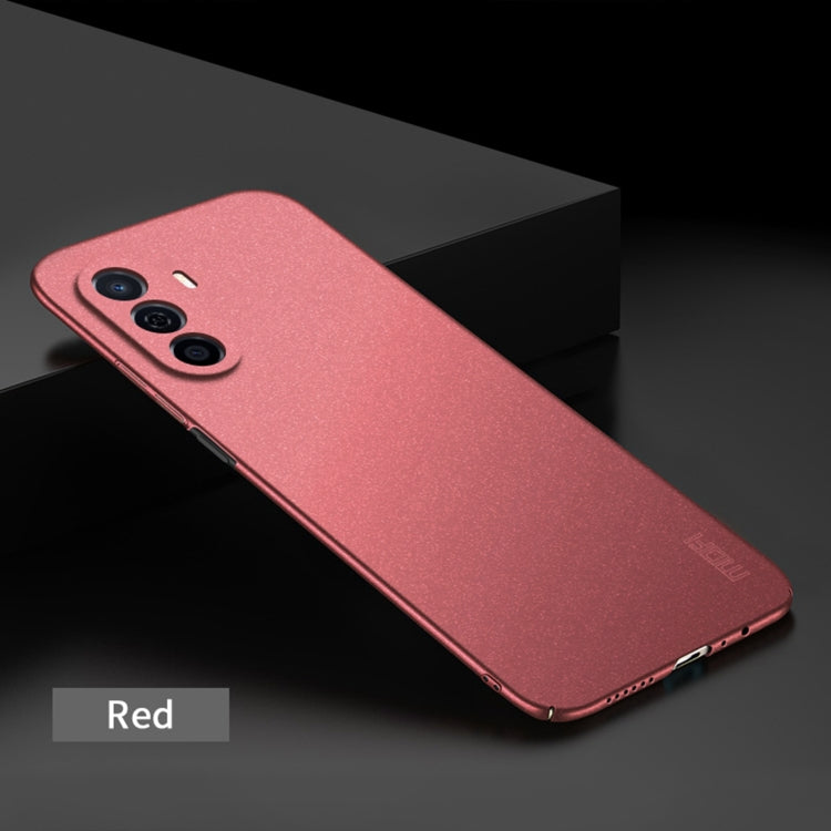 For Huawei Enjoy 50 / nova Y70 Plus MOFI Fandun Series Frosted PC Ultra-thin All-inclusive Phone Case(Red) - Huawei Cases by MOFI | Online Shopping South Africa | PMC TechLife | Buy Now Pay Later Mobicred