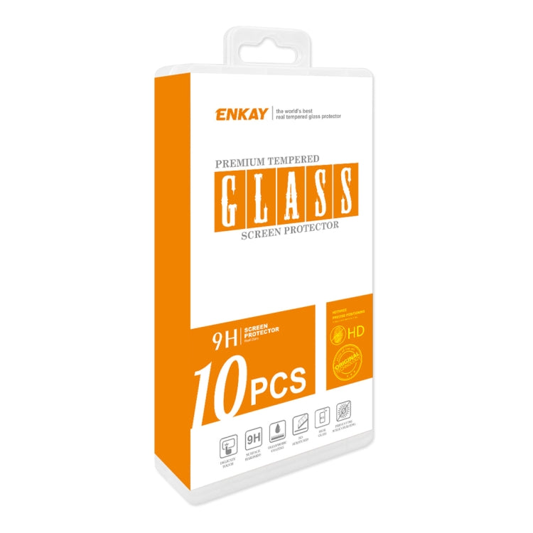 For Motorola Moto G Power 2024 10pcs ENKAY Full Glue High Aluminum-silicon Tempered Glass Film - Motorola Tempered Glass by ENKAY | Online Shopping South Africa | PMC Jewellery | Buy Now Pay Later Mobicred