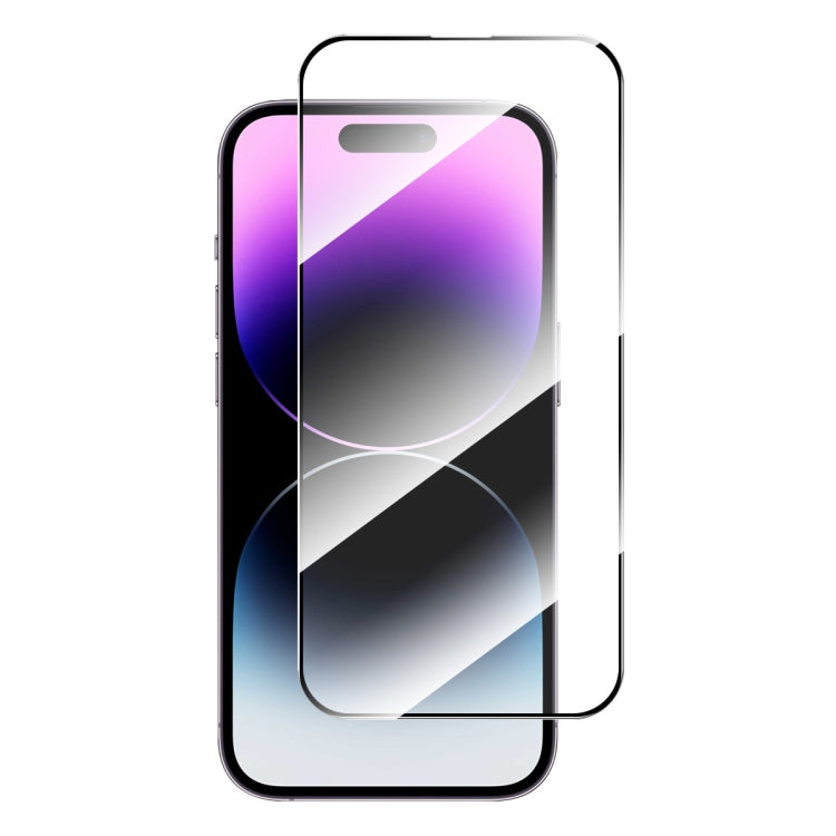 For iPhone 16 ENKAY Full Glue High Aluminum-silicon Tempered Glass Film - iPhone 16 Tempered Glass by ENKAY | Online Shopping South Africa | PMC Jewellery | Buy Now Pay Later Mobicred