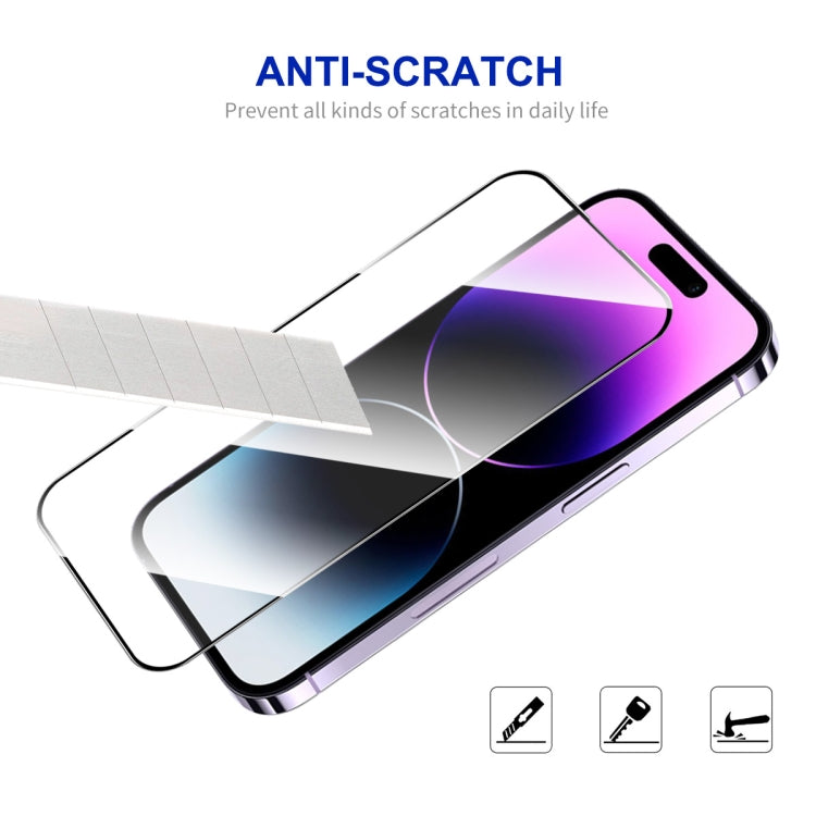 For iPhone 16 ENKAY Full Glue High Aluminum-silicon Tempered Glass Film - iPhone 16 Tempered Glass by ENKAY | Online Shopping South Africa | PMC Jewellery | Buy Now Pay Later Mobicred