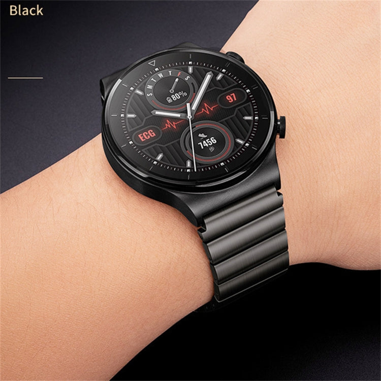For Huawei Watch 4 / 4 Pro Titanium Alloy Quick Release Watch Band(Black) - Watch Bands by PMC TechLife | Online Shopping South Africa | PMC TechLife