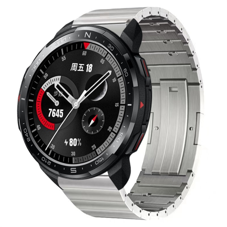 For Honor Watch GS Pro Titanium Alloy Quick Release Watch Band(Silver) - Watch Bands by PMC TechLife | Online Shopping South Africa | PMC TechLife