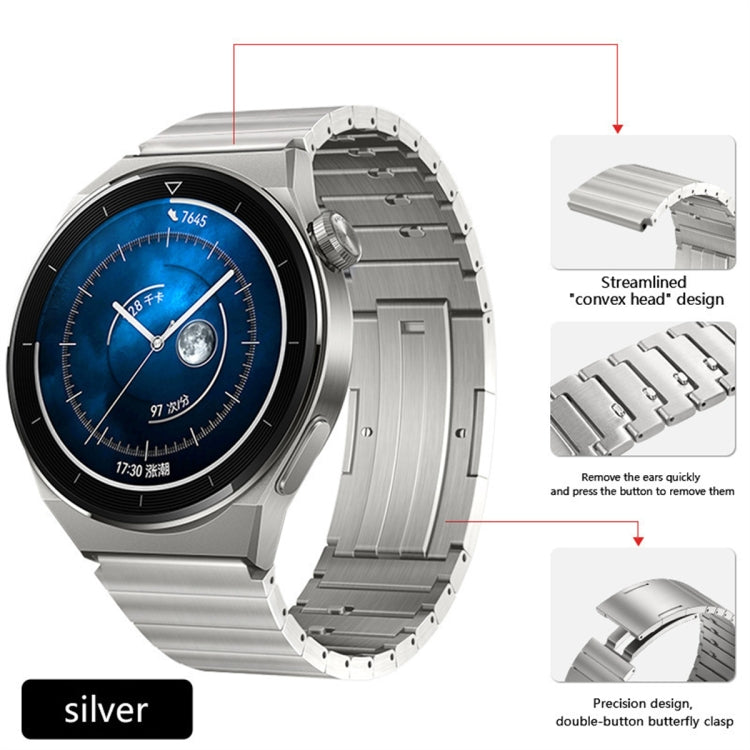 For Honor Watch GS Pro Titanium Alloy Quick Release Watch Band(Silver) - Watch Bands by PMC TechLife | Online Shopping South Africa | PMC TechLife