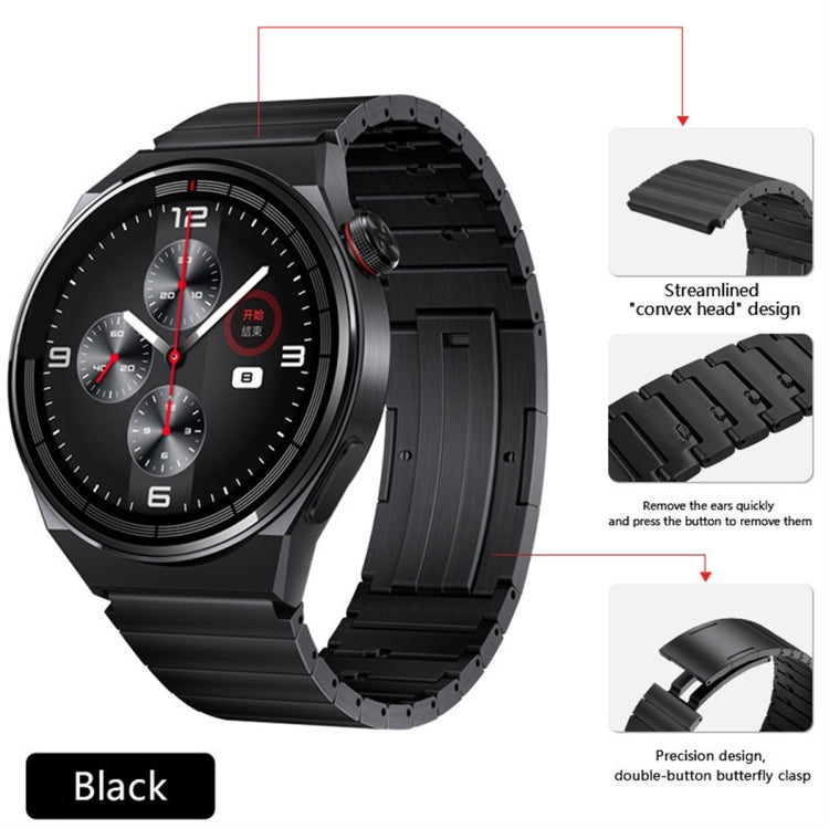 For Honor Watch GS Pro Titanium Alloy Quick Release Watch Band(Black) - free shipping - PMC TechLife - Order now!
