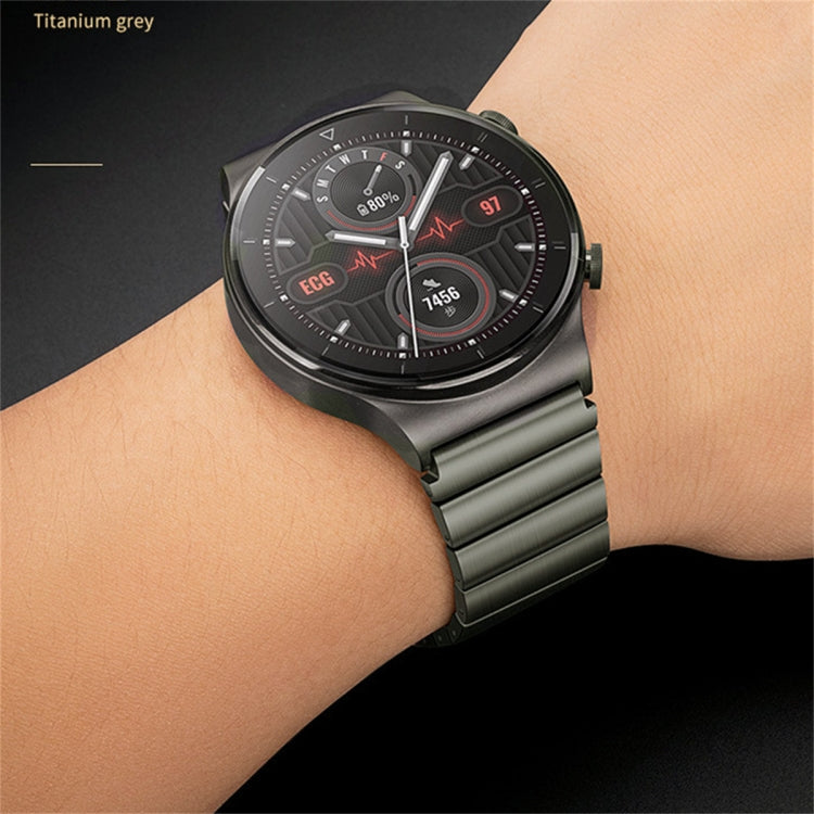 For Honor Magic Watch 2 46mm Titanium Alloy Quick Release Watch Band(Gray) - Watch Bands by PMC TechLife | Online Shopping South Africa | PMC TechLife