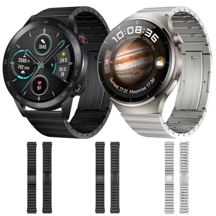 For Huawei Watch 4 / 4 Pro Titanium Alloy Quick Release Watch Band(Black) - Watch Bands by PMC TechLife | Online Shopping South Africa | PMC TechLife