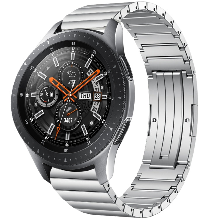 For Samsung Galaxy Watch 46mm One Bead Titanium Alloy Watch Band(Silver) - Watch Bands by PMC TechLife | Online Shopping South Africa | PMC TechLife