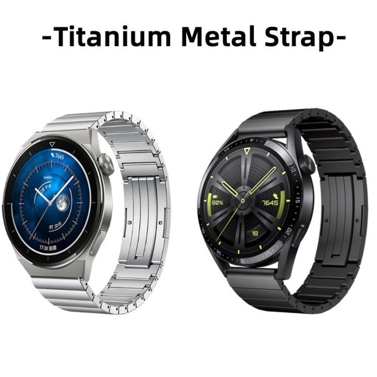 For Samsung Gear S3 Frontier One Bead Titanium Alloy Watch Band(Black) - Watch Bands by PMC TechLife | Online Shopping South Africa | PMC TechLife