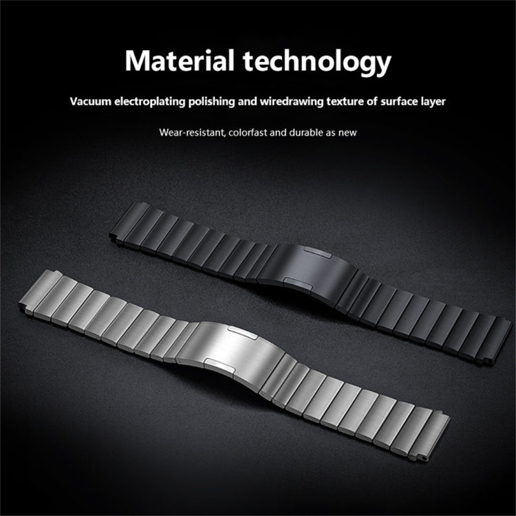 For Samsung Gear S3 Frontier One Bead Titanium Alloy Watch Band(Black) - Watch Bands by PMC TechLife | Online Shopping South Africa | PMC TechLife