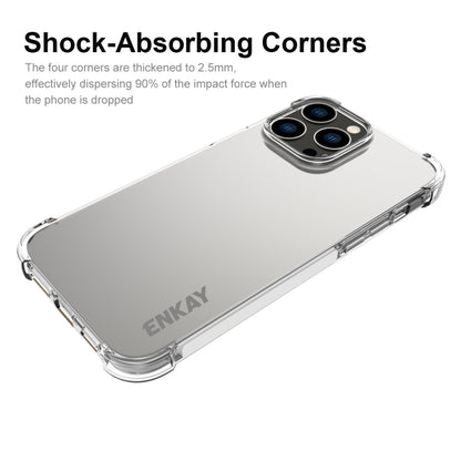 For iPhone 15 Pro Max ENKAY Hat-Prince Transparent TPU Shockproof Phone Case - iPhone 15 Pro Max Cases by ENKAY | Online Shopping South Africa | PMC Jewellery | Buy Now Pay Later Mobicred