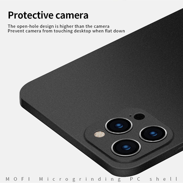 For iPhone 15 Pro MOFI Fandun Series Frosted PC Ultra-thin All-inclusive Phone Case(Black) - iPhone 15 Pro Cases by MOFI | Online Shopping South Africa | PMC Jewellery