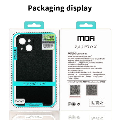 For iPhone 15 Plus  MOFI Fandun Series Frosted PC Ultra-thin All-inclusive Phone Case(Blue) - More iPhone Cases by MOFI | Online Shopping South Africa | PMC Jewellery