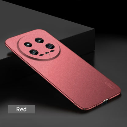 For Xiaomi 14 Ultra MOFI Fandun Series Frosted PC Ultra-thin All-inclusive Phone Case(Red) - 14 Ultra Cases by MOFI | Online Shopping South Africa | PMC Jewellery | Buy Now Pay Later Mobicred