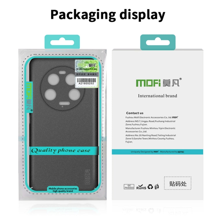 For Xiaomi 14 Ultra MOFI Fandun Series Frosted PC Ultra-thin All-inclusive Phone Case(Black) - 14 Ultra Cases by MOFI | Online Shopping South Africa | PMC Jewellery